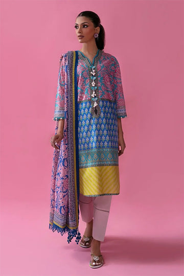 2 Piece Elegant Unstitched Shirt With Dupatta