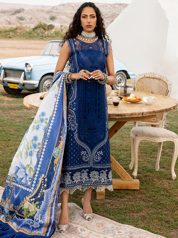 Three Pc Luxury Semi Stitched