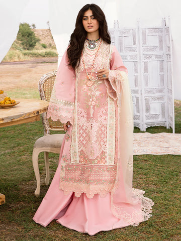 Three Pc Luxury Semi Stitched