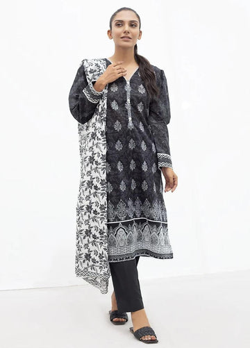 2 Piece Embroidered Unstitched Shirt With Dupatta