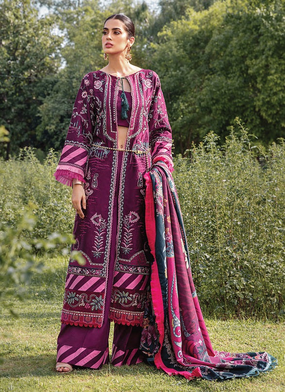 3 Piece Festive Embroidered Stitched Dress