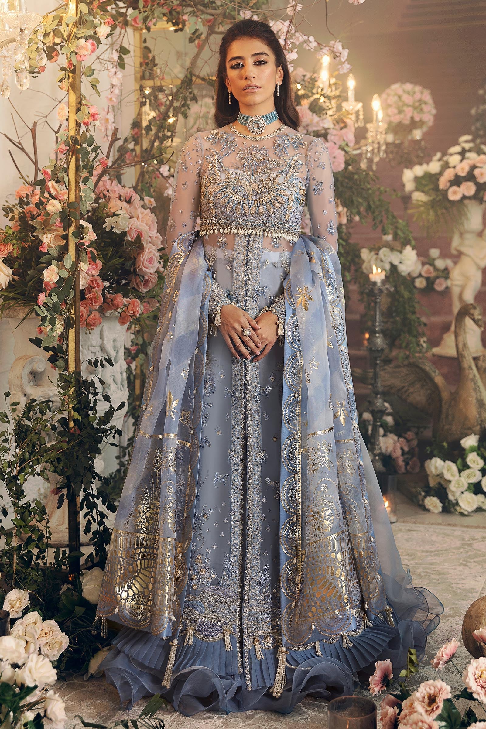 3 Piece Luxury Embroidered Stitched Dress 3 Piece Luxury Embroidered Stitched Dress