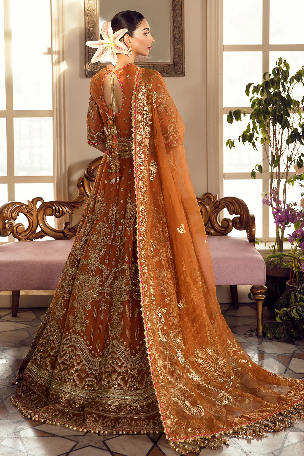 Elegant Organa Embroidered Lehenga