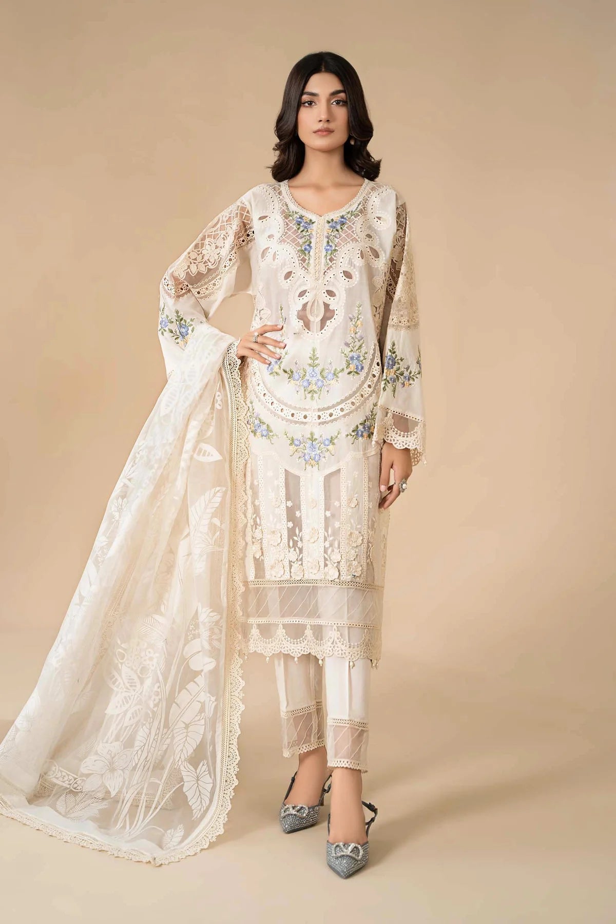 3 Piece Elegant Stitched Suit